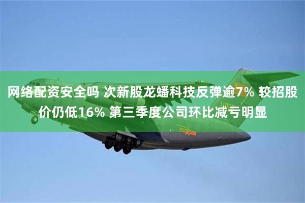 网络配资安全吗 次新股龙蟠科技反弹逾7% 较招股价仍低16% 第三季度公司环比减亏明显