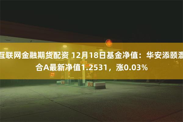 互联网金融期货配资 12月18日基金净值：华安添颐混合A最新净值1.2531，涨0.03%
