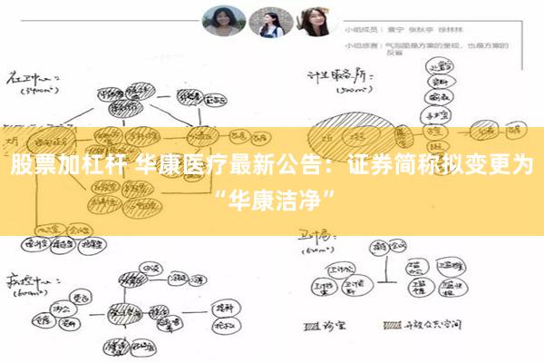 股票加杠杆 华康医疗最新公告：证券简称拟变更为“华康洁净”