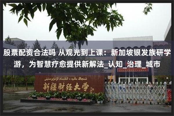 股票配资合法吗 从观光到上课：新加坡银发族研学游，为智慧疗愈提供新解法_认知_治理_城市